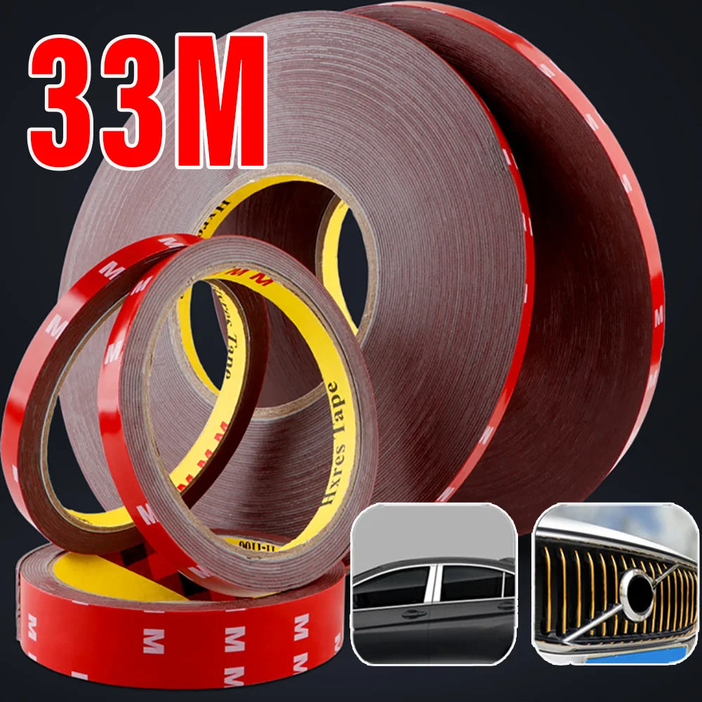Double sided Adhesive Tape Extra Strong Acrylic Foam Adhesive Tape Automotive Thickened High Temperature Fixing Sticky Tape Tool