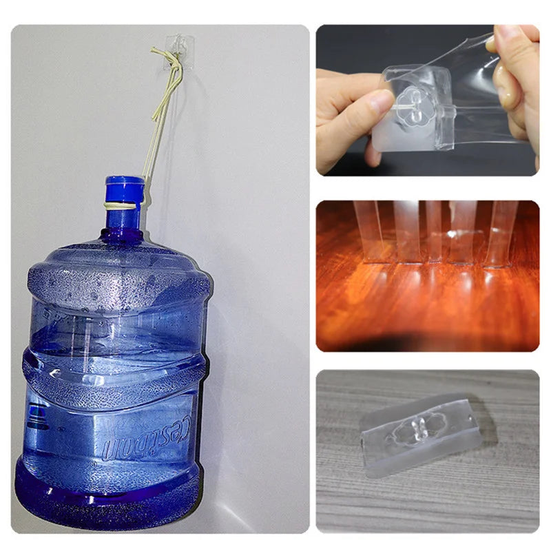Double Side Tape Feature Waterproof Reusable Adhesive Transparent Glue Stickers Suit for Home Bathroom Decoration 1/2/3/5 Meters