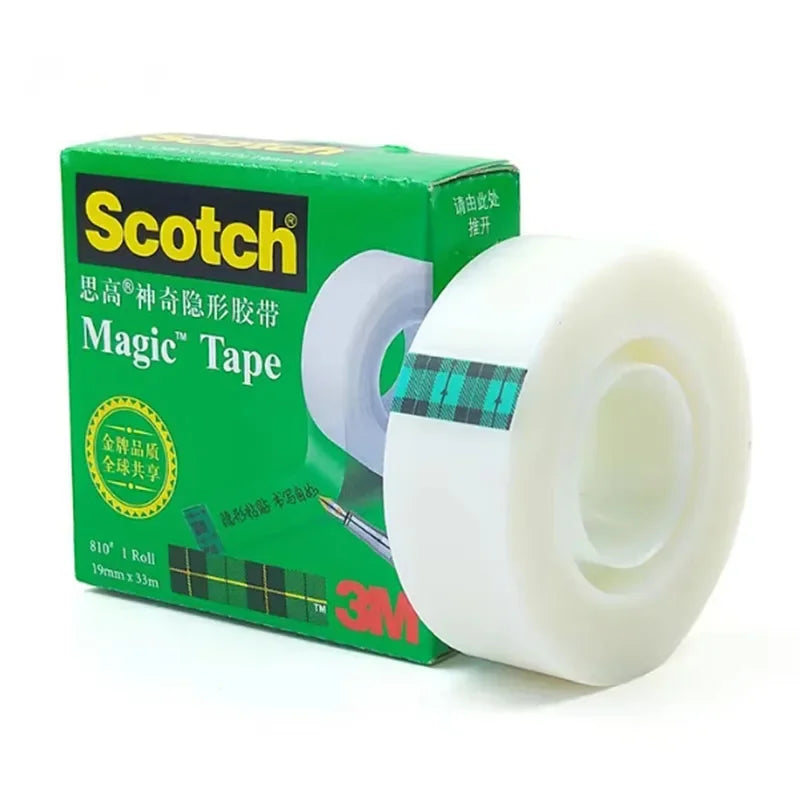 3M Invisible Tape Easy To Tear Test Adhesives Copy Without Trace Sealers Transparent Waterproof Self-adhesive Sealing Tapes
