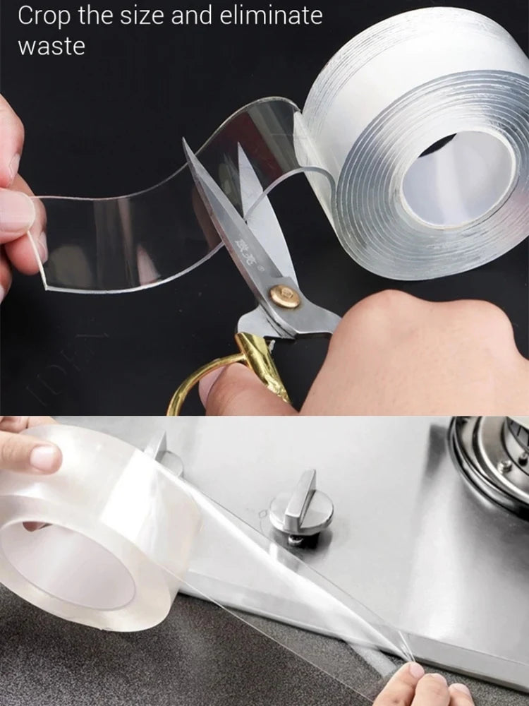 1/3/5M Nano Tape Double Sided Tape Transparent No Trace Reusable Strongly Sticky Waterproof Adhesive Tape Home Wall tape