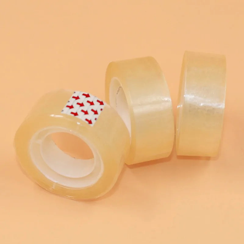 Transparent Tapes 18mm Invisible Clear Tape Refills Rolls for Gift Wrapping Home School Supplies Crafts Decoration Packing Tape