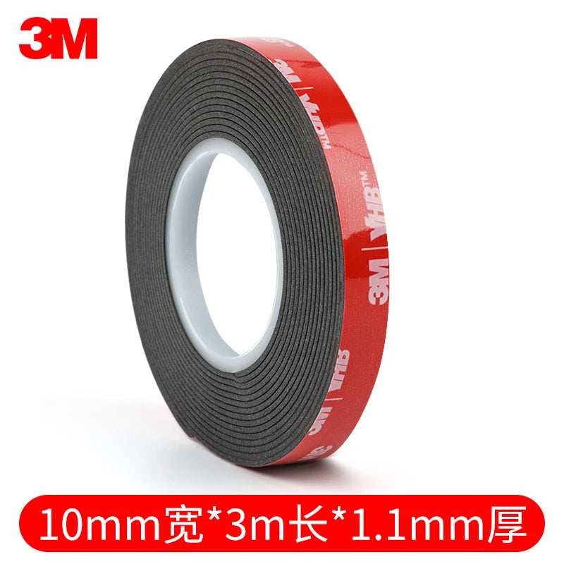 3M Double-Sided Tape 5952 Strong Foam Tape Waterproof Non-Trace Black High-Viscosity Double-Sided Tape for Cars Household