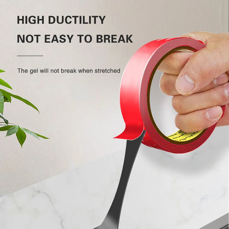 Extra Strong Double Sided Adhesive Tape Waterproof Acrylic Foam Adhesive Tape For Car Home High Temperature Fixing Sticky Tape