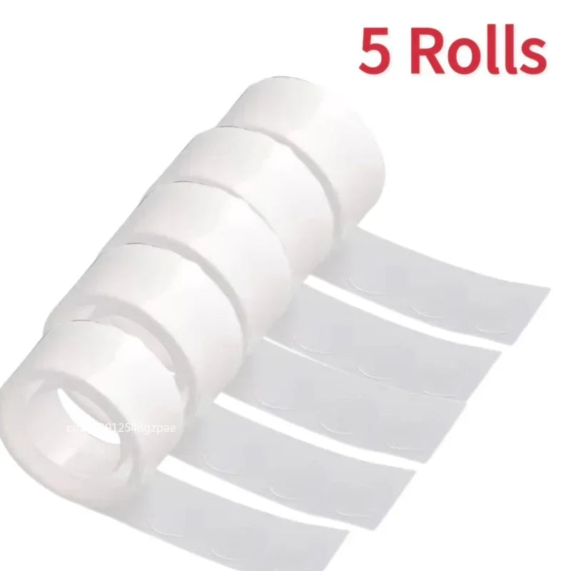 100/1000 Dot Double Sided Adhesive Poster Clear Glue Point Tape Round No Traces Strong Adhesive Sticker Waterproof For Craft DIY