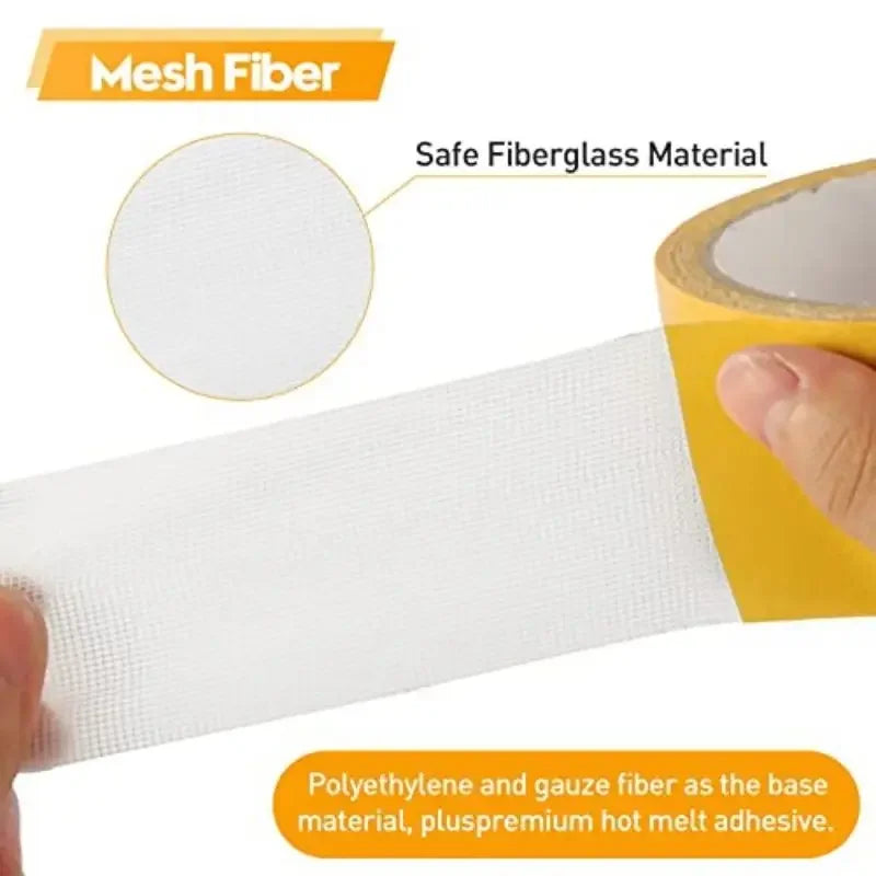 Fixation Bookbinding Extra strong Double Sided Adhesive Tape Thin Super Strong Heavy Mesh Waterproof Powerful Grid Carpet Tape